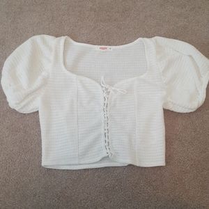 Eggie knit corset top